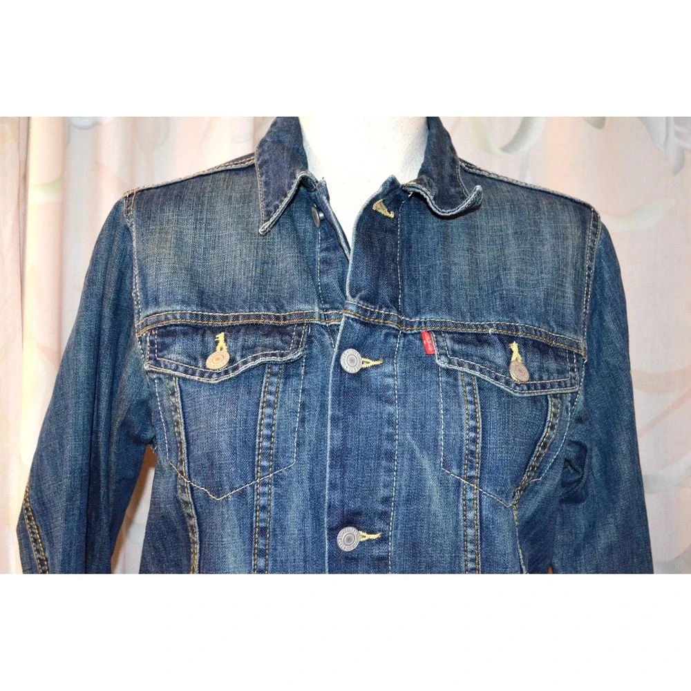 Levi's Blue Denim Trucker Jacket Girls‎ Size L (12-13 years)